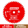 Diablo 6-1/2 in. D X 5/8 in. TiCo Hi-Density Carbide Finishing Saw Blade 40 teeth 1 pk