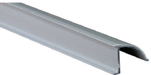 Channel Gray Snap In Rigid Vinyl Glass Retainer, 3/8 x 72-In. (Pack of 25)