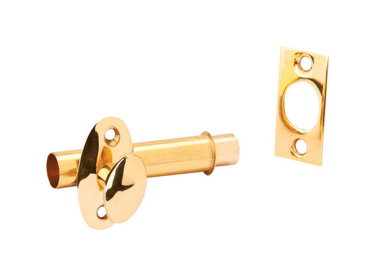 Ives by Schlage Polished Brass Mortise Bolt