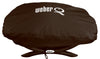 Weber Grill Cover for Q 100 and 1000 Series Grills Black Water Resistant Polyester Fabric
