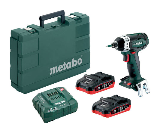 Metabo 18V SSD 1/4 in. Cordless Brushless Impact Wrench Kit (Battery & Charger)