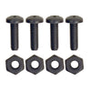 Custom Accessories Black Nylon License Plate Fasteners