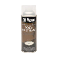 Old Masters Satin Clear Oil-Based Polyurethane Spray 12.8 oz (Pack of 6)