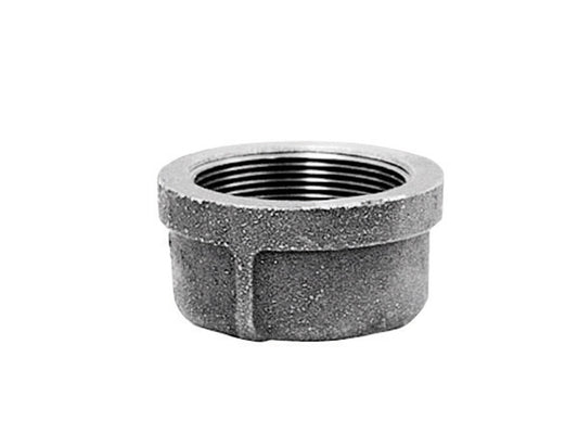 Anvil 1/2 in. FPT Black Malleable Iron Cap