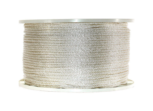 Koch 3/16 in. D X 1000 ft. L White Solid Braided Nylon Rope