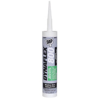 Dap White Elastomeric Polymers Indoor/Outdoor Flexible Waterproof Sealant 10.1 oz. (Pack of 12)