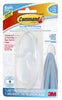 3M Command Large Plastic Bath Hook 4.2 in. L 1 pk