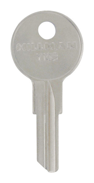Llave universal en blanco Hillman KeyKrafter para casa/oficina, 156 Y103, individual (paquete de 4).