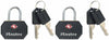 Master Lock 15/16 in. H X 5/8 in. W X 1-1/4 in. L Vinyl Covered Steel Pin Tumbler Luggage Lock Keyed