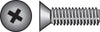 Hillman No. 8-32 X 1/2 in. L Phillips Flat Head Stainless Steel Machine Screws 100 pk