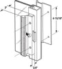 Prime-Line Anodized Aluminum Outdoor Patio Door Handle Set