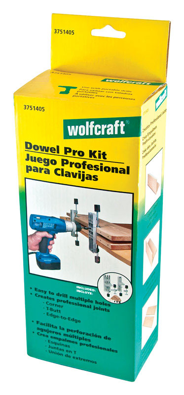 Wolfcraft Aluminum Silver Doweling Jig 1-1/4 in. 67 pc.