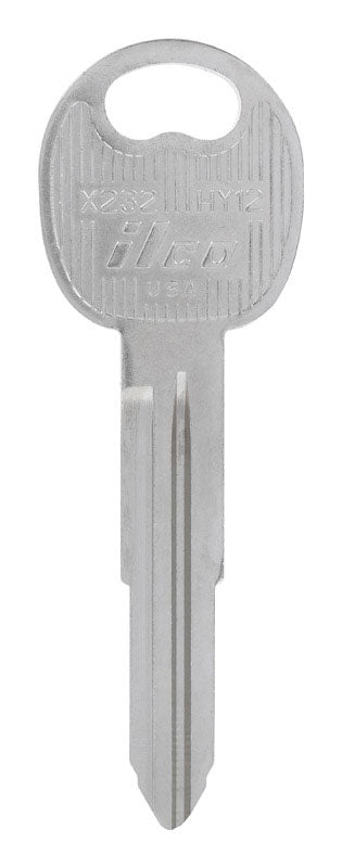 Hillman Automotive Key Blank Double  For Hyundai (Pack of 10).