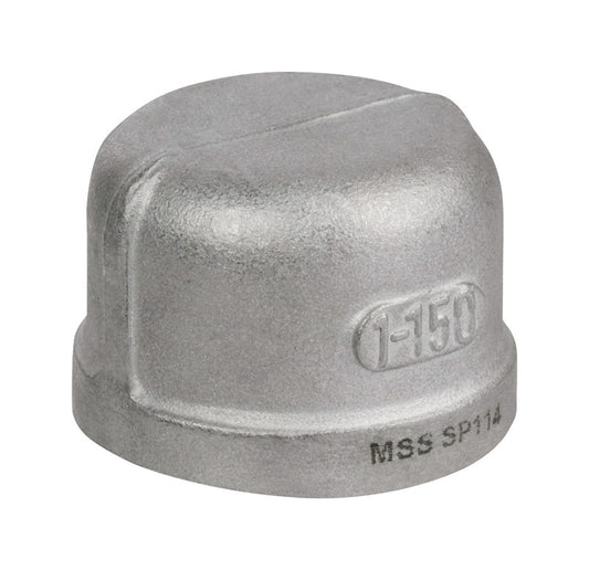 Smith-Cooper 1-1/4 in. FPT X 1-1/4 in. D FPT Stainless Steel Cap