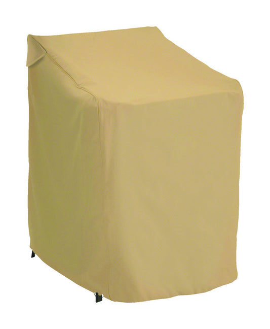 Classic Accessories Terrazzo 45 in. H X 25.5 in. W X 33.5 in. L Brown Polyester Chair Cover