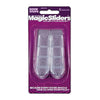 Magic Sliders 1 in. H X 4 in. W X 1 in. L Acrylic Clear Door Stop (Pack of 2).
