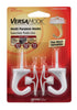 Hillman White Versa Hook Small for General Household Applications 35 lbs. Capacity  (Pack of 5)