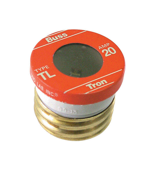 Bussmann 20 amps Time Delay Plug Fuse 3 pk (Pack of 5)