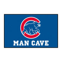 MLB - Chicago Cubs Bear Man Cave Rug - 5ft. x 8 ft.