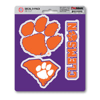 Clemson University 3 Piece Decal Sticker Set