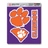 Clemson University 3 Piece Decal Sticker Set