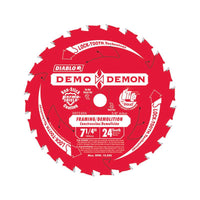 Diablo 7-1/4 in. Dia. x 5/8 in. Carbide Tip Titanium Circular Saw Blade 24 teeth 1 pc. (Pack of 10)