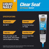 Liquid Nails Low Strength Rubber Sealant 5.5 oz (Pack of 6).