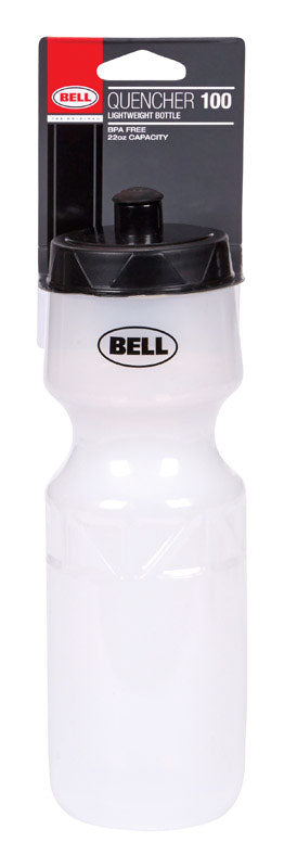 Bell Sports Quencher 100 Plastic Water Bottle 22 oz Clear