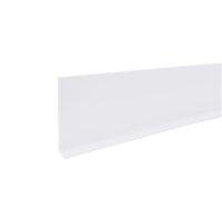M-D 0.13 in. H x 48 in. L Prefinished White Vinyl Wall Base (Pack of 18)