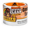 Gorilla Crystal Clear 2.88 in. W x 15 yd. L Clear Duct Tape (Pack of 4)