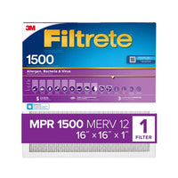 3M Filtrete 16 in. W x 16 in. H x 1 in. D 12 MERV Pleated Air Filter (Pack of 4) - Deal of The Week