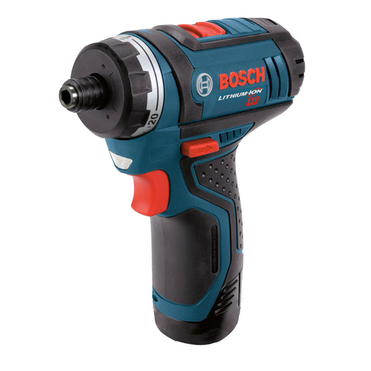 Bosch 12V MAX 1/4 in. Cordless Pocket Driver Kit (Battery & Charger)