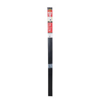 M-D Building Products Black Aluminum/Vinyl Weatherstrip For Garage Doors 108 in. L X 0.63 in.