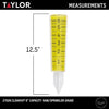 Taylor ClearVu Rain Gauge/Sprinkler Ground 1.18 in. W X 2.76 in. L - Deal of The Week