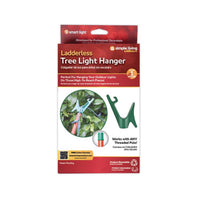 Simple Living Solutions Ladderless Tree Light Hanger (Pack of 12)