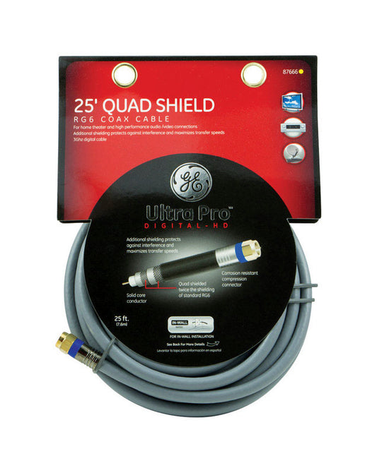 GE Ultra Pro 25 ft. Coaxial Cable