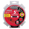 Diablo Ceramic Blend 150-Grit Very Fine 12-Hole Hook and Lock Sanding Disc 5 in.