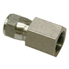 Apache Steel 3/8 in. D X 3/8 in. D Hydraulic Adapter 1 pk