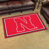 University of Nebraska 4ft. x 6ft. Plush Area Rug