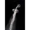 Whedon Blaster Massage Brushed Nickel Nickel 5 settings Wallmount Showerhead 2.5 gpm