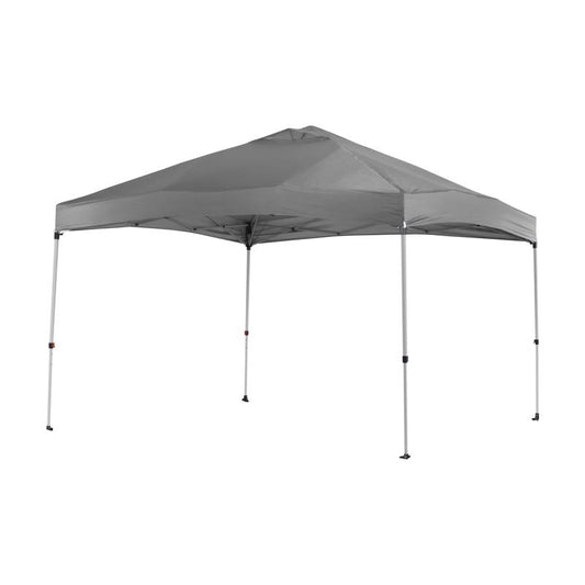 Crown Shade One Touch Gray Polyester Rain Proof Canopy 12 L x 11 H x 12 W ft.