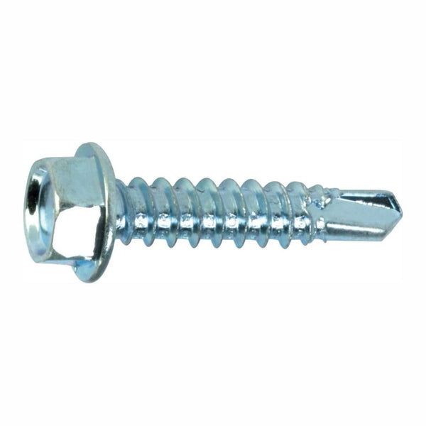 Tornillos para chapa metálica con cabeza de arandela hexagonal Grip-Rite Pro-Twist No. 10 x 1-1/2 pulg. L, 1 lb.