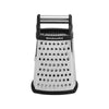 KitchenAid 6.25 in. W x 5.25 in. L Black/Silver Stainless Steel Box Grater