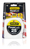 STANLEY PowerLock 25 ft. L X 1 in. W Compact Tape Measure 1 pk