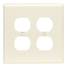 Leviton Light Almond 2 gang Thermoset Plastic Duplex Wall Plate 1 pk - Deal of The Week