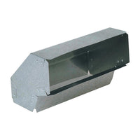 Imperial Manufacturing 3-1/4 in. Dia. x 3-1/4 in. Dia. 90 deg. Galvanized Steel Wall Stack Elbow (Pack of 6)