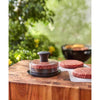 Weber Burger Press  Black  Easy-Grip Handle for Hassle-Free Grilling