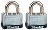 Master Lock 15/16 in. H X 13/16 in. W X 1-1/2 in. L Steel Warded Locking Padlock Keyed Alike