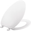 Mayfair by Bemis Elongated White Plastic Toilet Seat - Deal of The Week