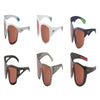 Piranha U.S. Biker Black/Blue Sunglasses (Pack of 6)
